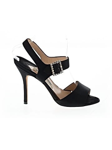 Manolo Blahnik Vintage Satin Sandals (view 1)