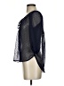 Fresh Brewed 100% Polyester Black 3/4 Sleeve Blouse Size S - photo 5