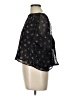 Ann Taylor LOFT 100% Polyester Black Short Sleeve Blouse Size L - photo 5