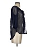 Fresh Brewed 100% Polyester Black 3/4 Sleeve Blouse Size S - photo 4