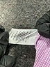 Talbots 100% Cotton Polka Dots Purple Long Sleeve Button-Down Shirt Size M - photo 9