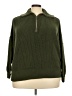 Torrid 100% Cotton Green Pullover Sweater Size 2X Plus (2) - photo 1