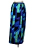 Joan Leslie 100% Polyester Graphic Blue Formal Skirt Size 10 Petite - photo 1
