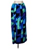 Joan Leslie 100% Polyester Graphic Blue Formal Skirt Size 10 Petite - photo 2