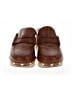 Longchamp 100% Leather Brown Leather Clog Size EU 39 - photo 2