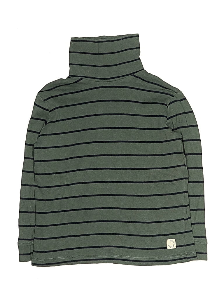 Pre-owned Zara Kids' Turtleneck Sweater In Green