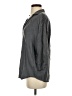 Zara 100% Lyocell Gray 3/4 Sleeve Button-Down Shirt Size S - photo 5