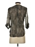 Apt. 9 100% Polyester Animal Print Gray 3/4 Sleeve Blouse Size XS (petite) - photo 2