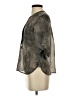 Apt. 9 100% Polyester Animal Print Gray 3/4 Sleeve Blouse Size XS (petite) - photo 5