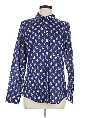 J.Crew Factory Store Long Sleeve Button-Down Shirt (view 1)