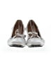 Tod's Silver White Leather Scrunch Flats Size EU 37 - photo 2