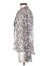 Rag & Bone Floral Silver Long Sleeve Blouse Size S - photo 5