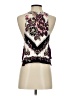 Unbranded 100% Rayon Purple Sleeveless Blouse Size S - photo 2