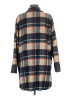 Adora 100% Polyester Plaid Blue Long Sleeve Blouse Size M - photo 2