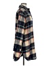 Adora 100% Polyester Plaid Blue Long Sleeve Blouse Size M - photo 4