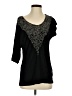 Assorted Brands Black 3/4 Sleeve Top Size S - photo 1