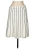 Theory Stripes Ivory Casual Skirt Size M - photo 1