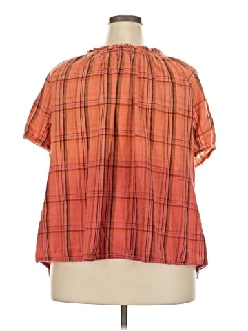 Essentials Short Sleeve Blouse (view 2)