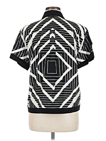 Karl Lagerfeld Paris Short Sleeve Blouse (view 2)
