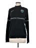 Nike 100% Polyester Black Zip Up Hoodie Size M - photo 1