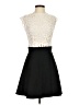 Sandro 100% Polyester Ivory Cocktail Dress Size S (estimated) - photo 1