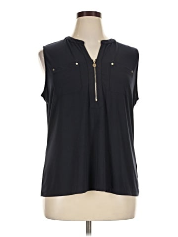 Anne Klein Sleeveless Blouse (view 1)