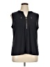Anne Klein Black Sleeveless Blouse Size XL - photo 1