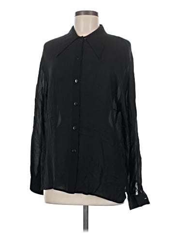 Ann Taylor Long Sleeve Silk Top (view 1)
