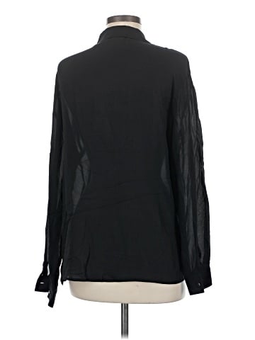 Ann Taylor Long Sleeve Silk Top (view 2)