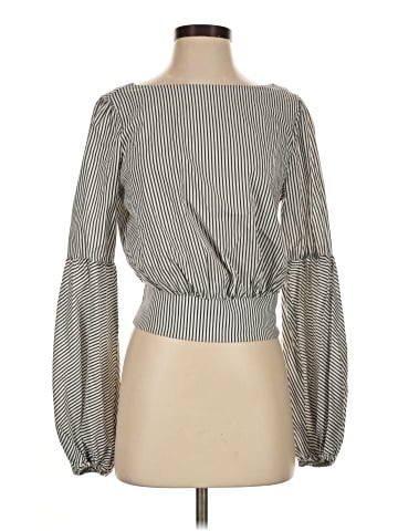 Bebe Long Sleeve Blouse (view 1)