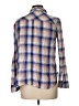 BDG 100% Cotton Plaid Blue Long Sleeve Button-Down Shirt Size L - photo 2