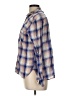 BDG 100% Cotton Plaid Blue Long Sleeve Button-Down Shirt Size L - photo 5
