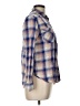 BDG 100% Cotton Plaid Blue Long Sleeve Button-Down Shirt Size L - photo 4