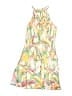 Rococo Sand Tropical Yellow Pink Casual Dress Size XS - photo 1