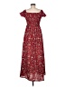 Shein 100% Polyester Paisley Red Casual Dress Size M - photo 2