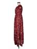 Shein 100% Polyester Paisley Red Casual Dress Size M - photo 5