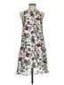Theory Floral Ivory Casual Dress Size 0 - photo 1
