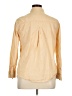 Lola River 100% Cotton Solid Tan Long Sleeve Button-Down Shirt Size XL - photo 2