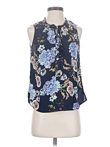 Daniel Rainn Sleeveless Silk Top (view 1)