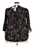 Daniel Rainn 100% Polyester Black 3/4 Sleeve Blouse Size 18 - photo 2