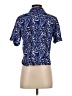 Unbranded Blue Short Sleeve Blouse Size XS - photo 2