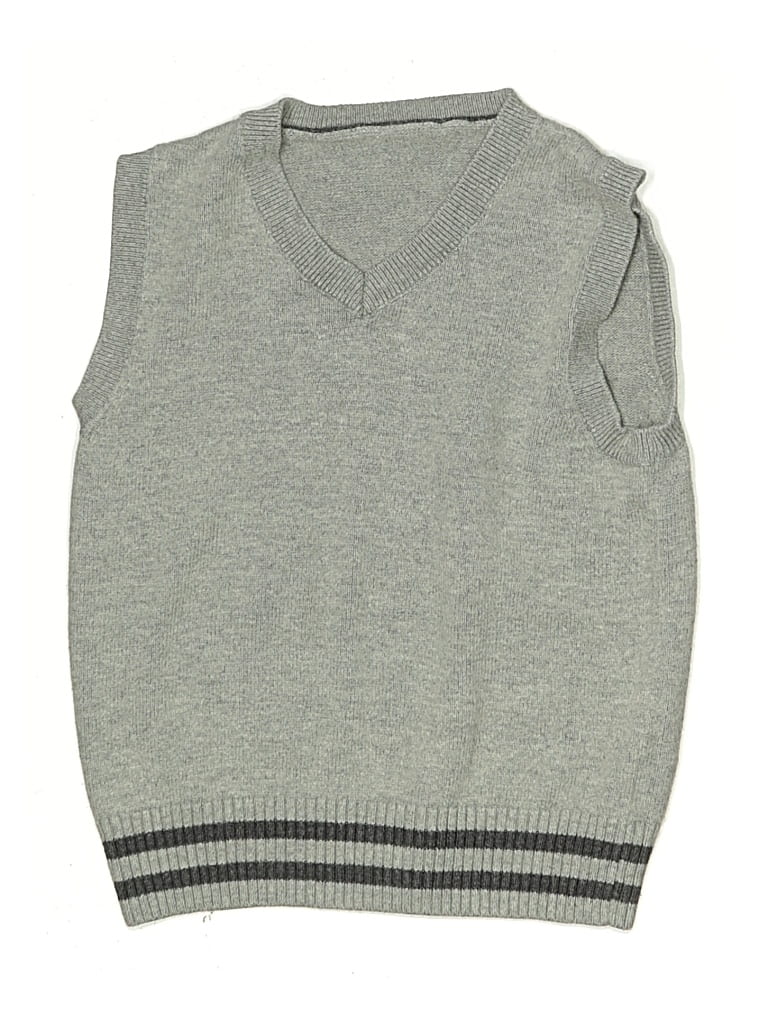 Pre-owned Unbranded Kids' Sweater Vest In Gray