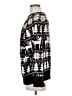 J.ING 100% Acrylic Print Black Pullover Sweater Size M - photo 5