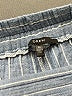 Drew 100% Cotton Stripes Blue Shorts Size M - photo 3