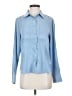 Modern Works Blue Long Sleeve Blouse Size S - photo 1
