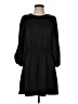 H&M Solid Black Casual Dress Size S - photo 1