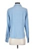 Modern Works Blue Long Sleeve Blouse Size S - photo 2
