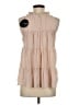 Mittoshop 100% Polyester Tan Sleeveless Blouse Size S - photo 2