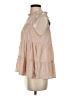 Mittoshop 100% Polyester Tan Sleeveless Blouse Size S - photo 5
