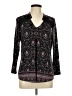 Daniel Rainn Black Long Sleeve Blouse Size L - photo 1